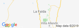 La Falda map